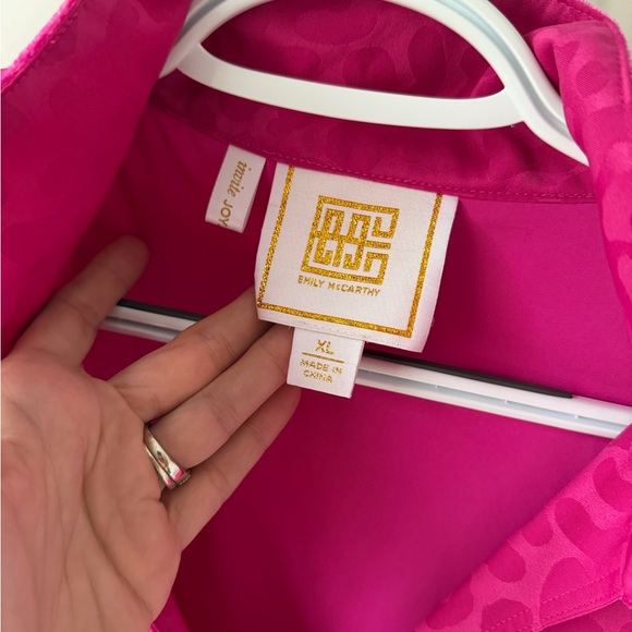 Emily McCarthy Poppy Fuchsia Fedora Cheetah Dress XL - Picture 3 of 6